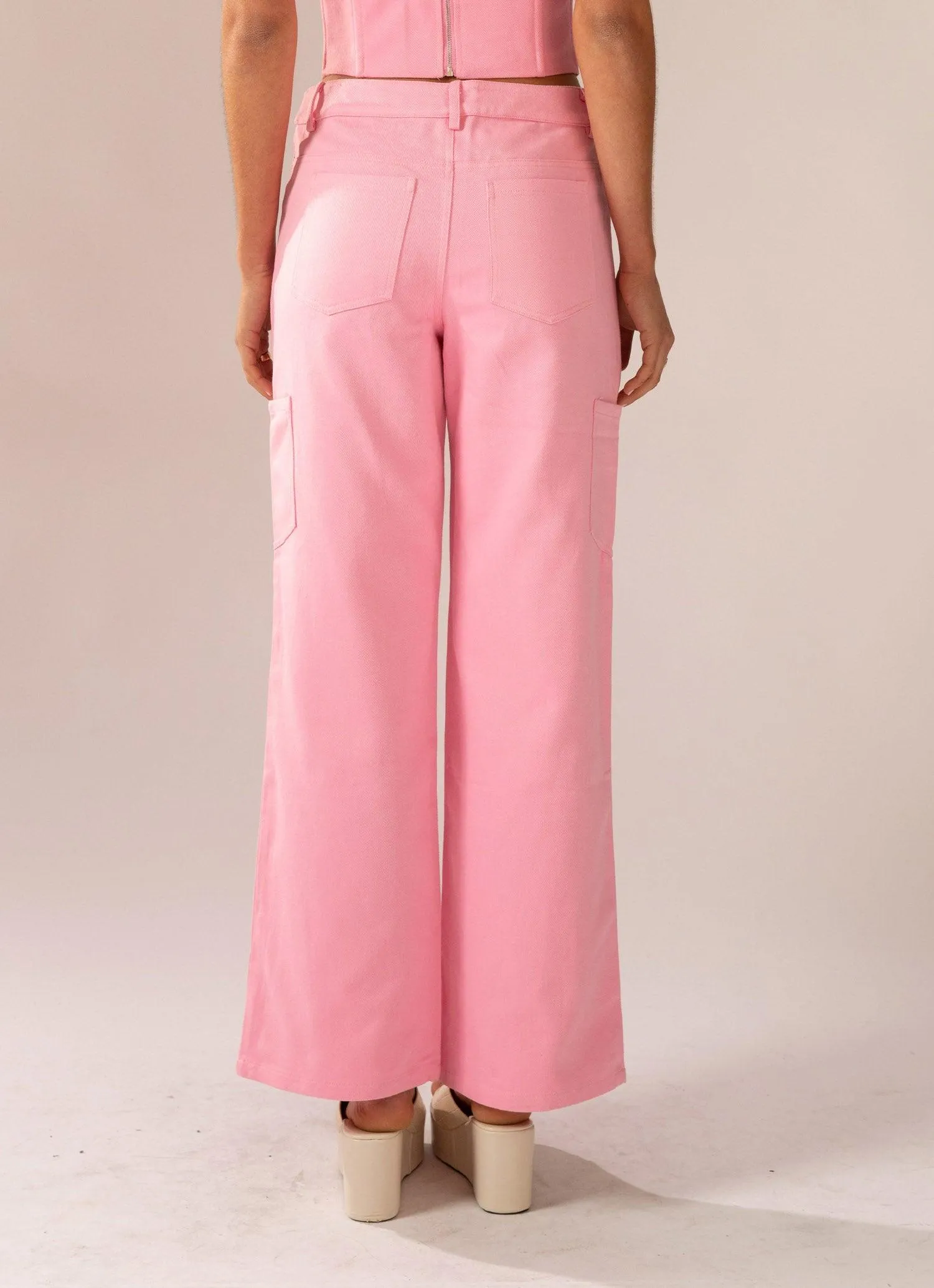 Arya Low Rise Pants - Blossom