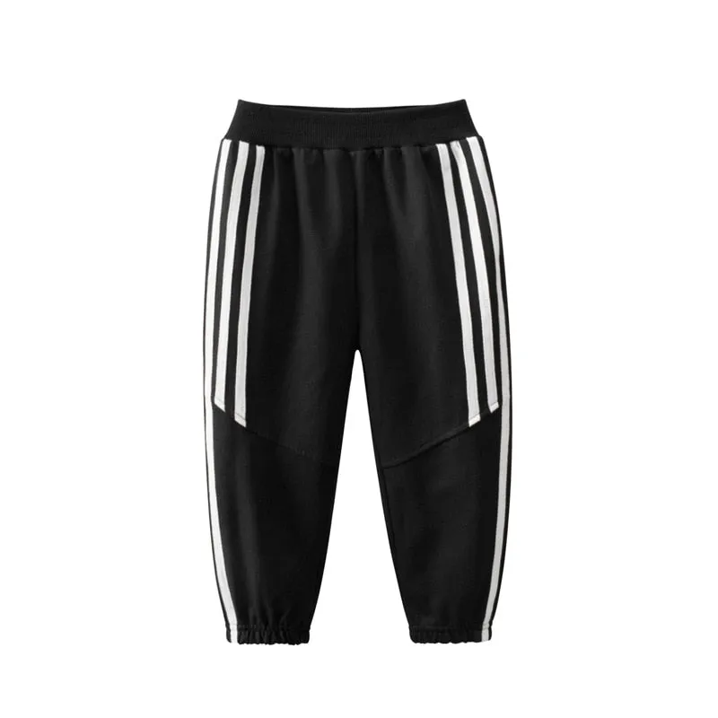 Children's Sports Pants with Side Stripes