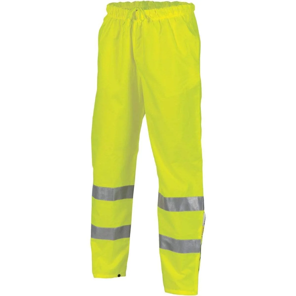 Dnc Workwear Hi-vis D/n Breathable Rain Pants With 3m Reflective Tape - 3872