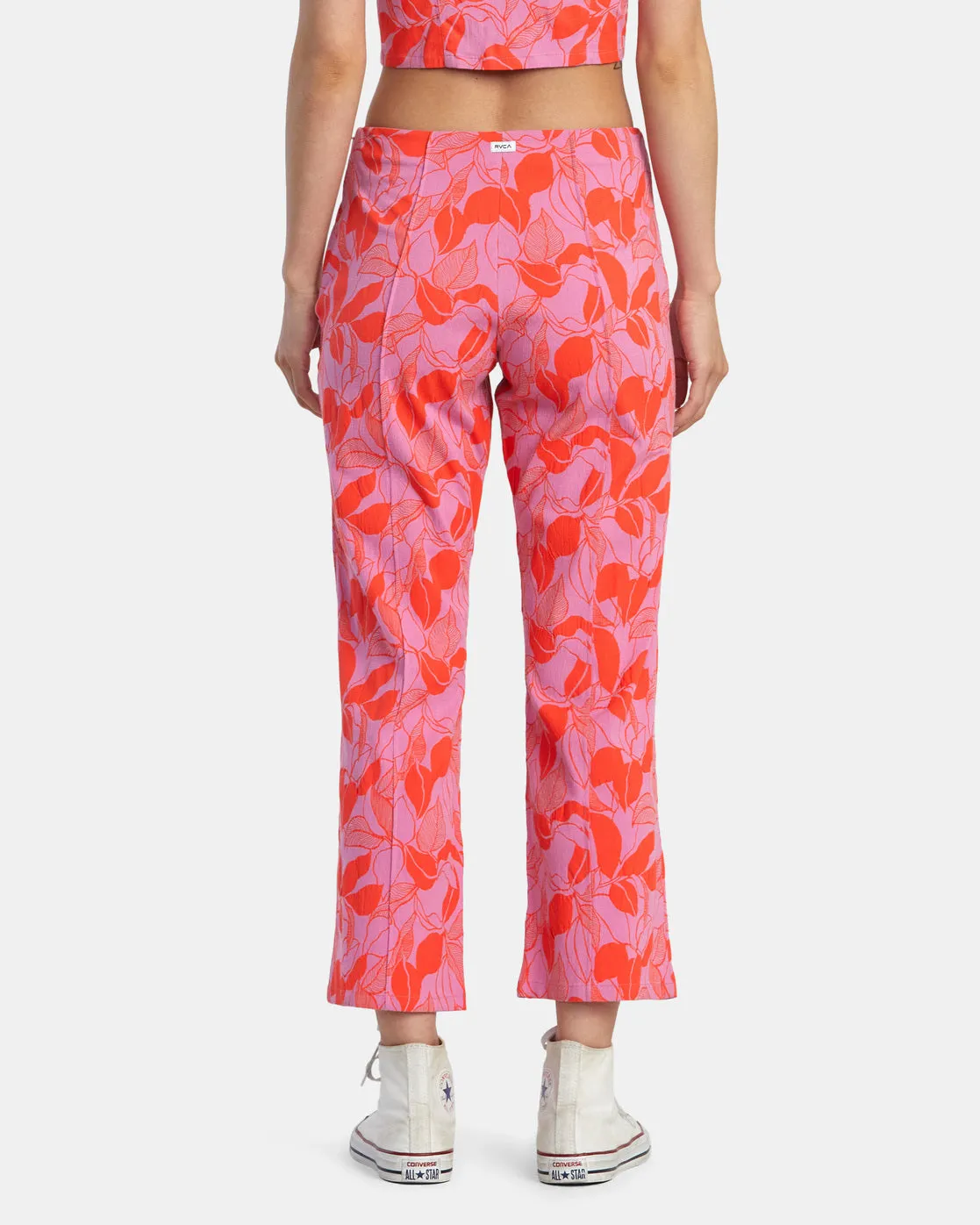 Drip High-Waisted Pants - Cyclamen