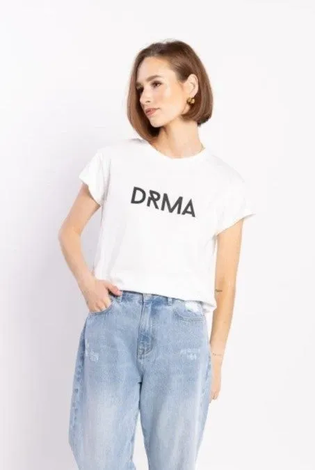 Drma Zoe Tee - White/Black