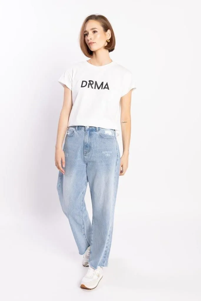 Drma Zoe Tee - White/Black