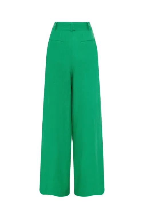 Emerald Aisle Linen Pants