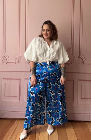 Florence Pants - Retro Blue