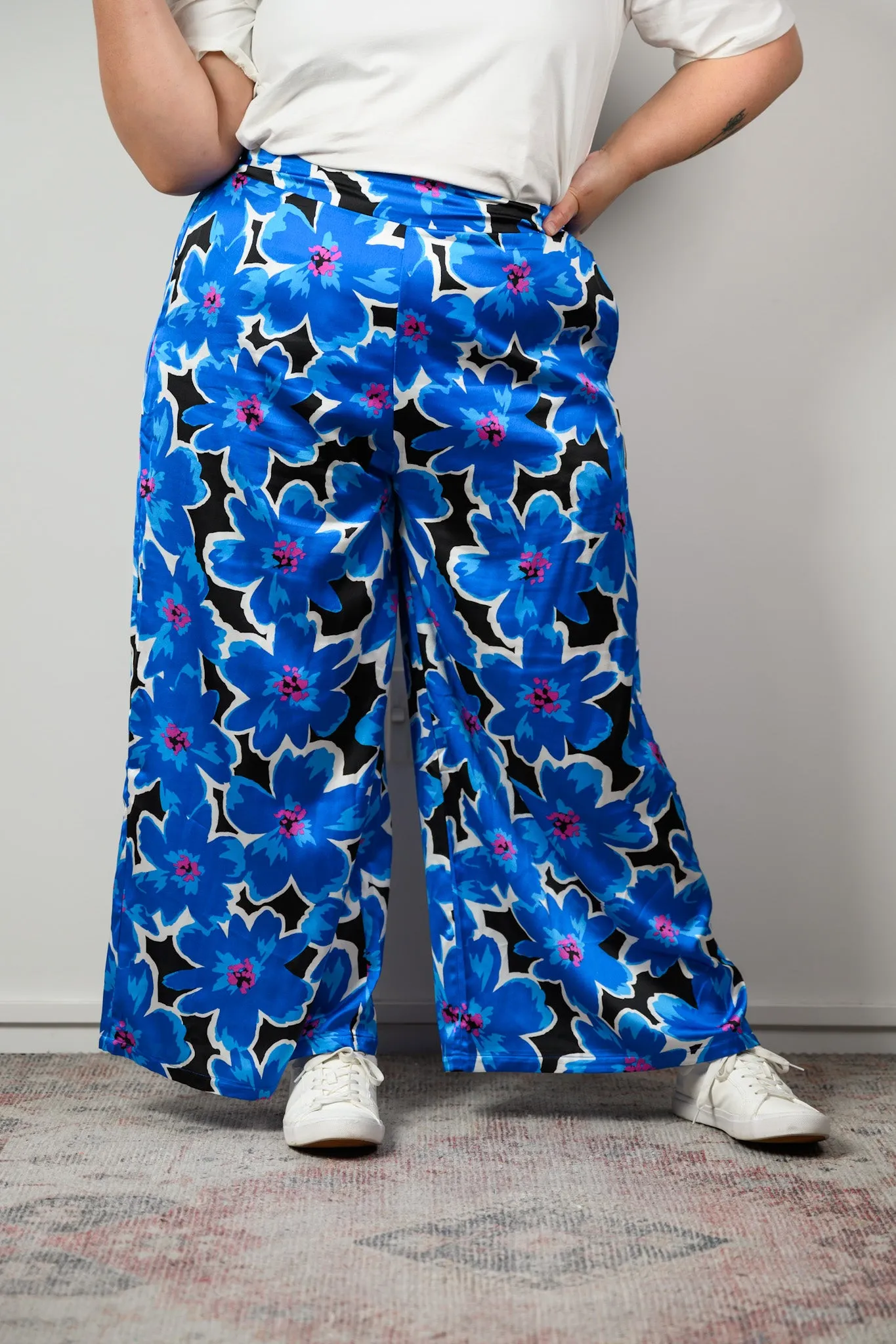 Florence Pants - Retro Blue