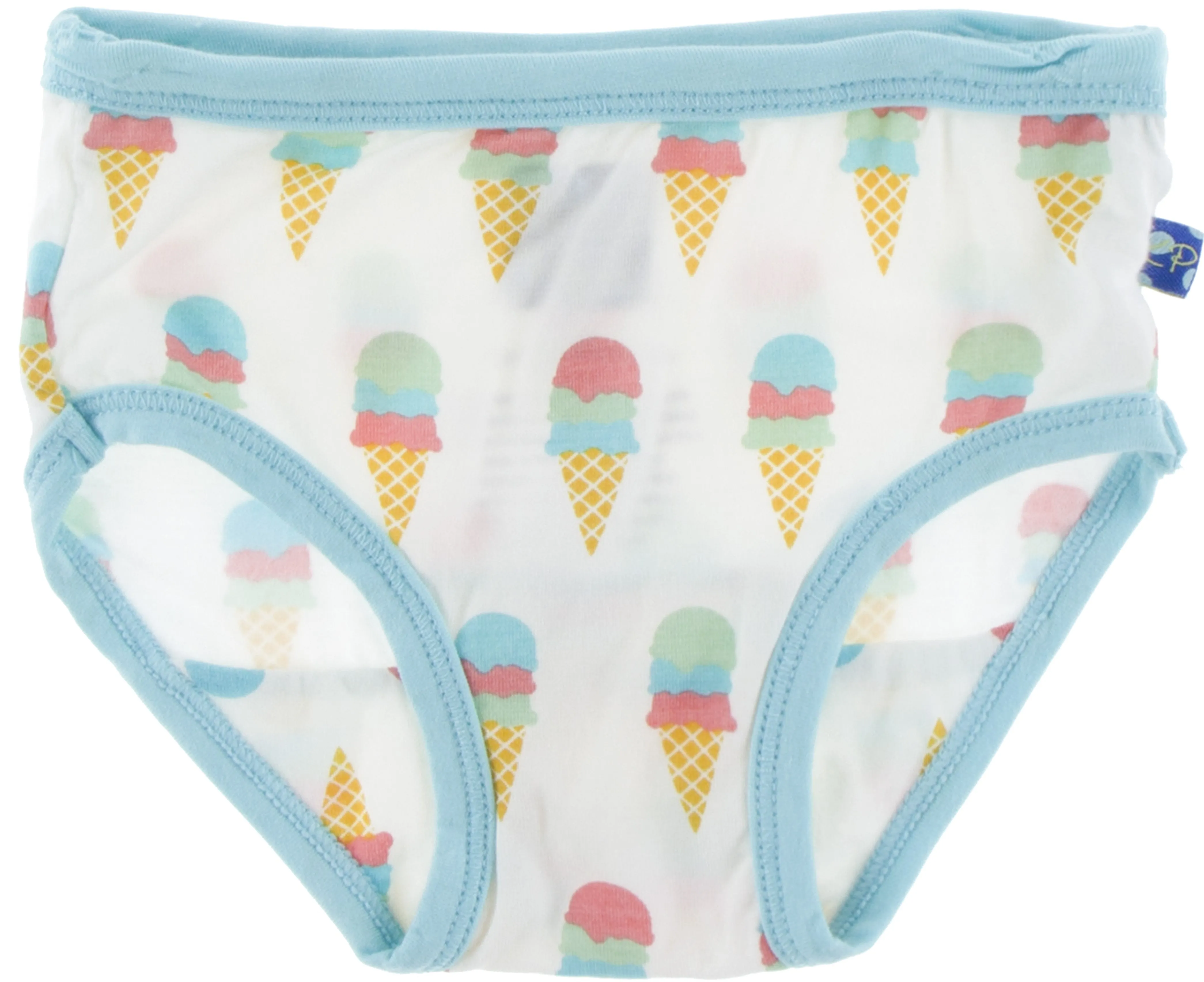 KicKee Pants Strawberry Carnival & Natural Ice Cream Girls Underwear Set