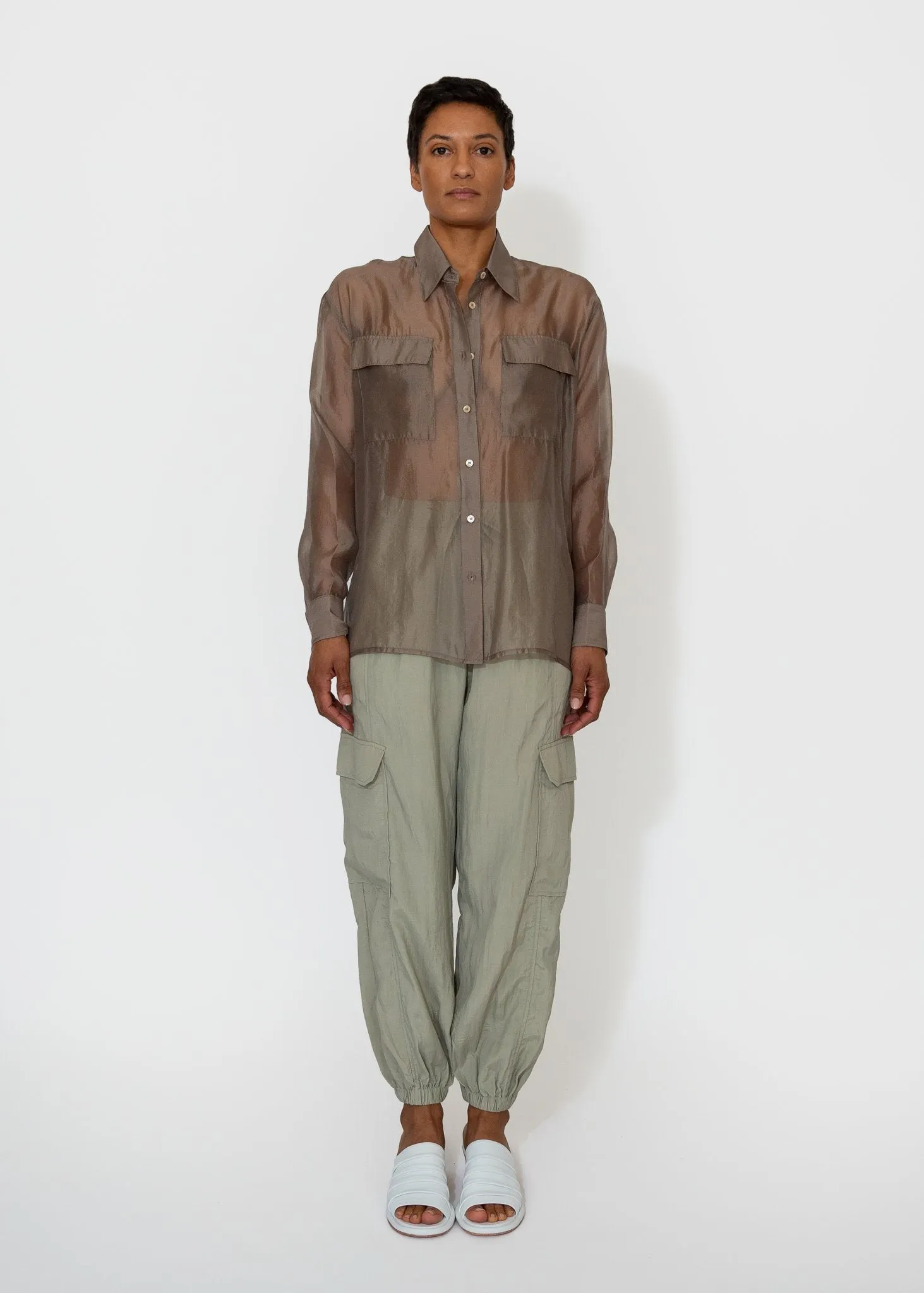 Lightweight Cargo Pants in Mint