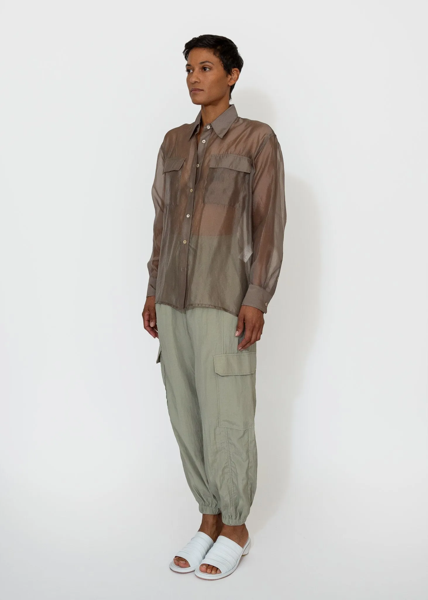 Lightweight Cargo Pants in Mint