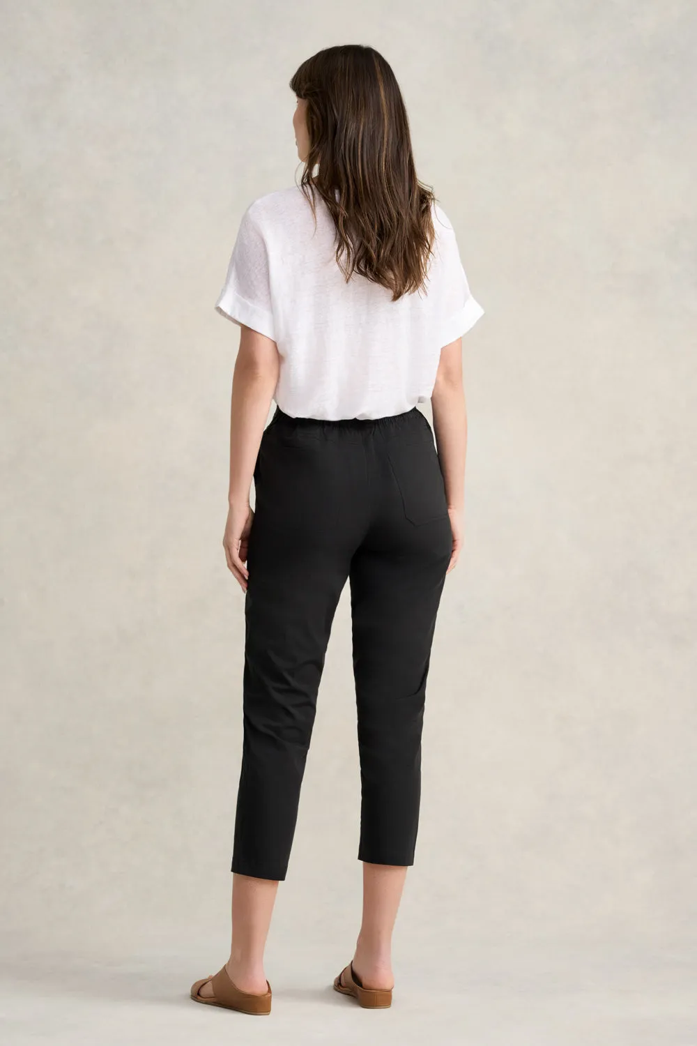 Lightweight Cotton Pant - Black