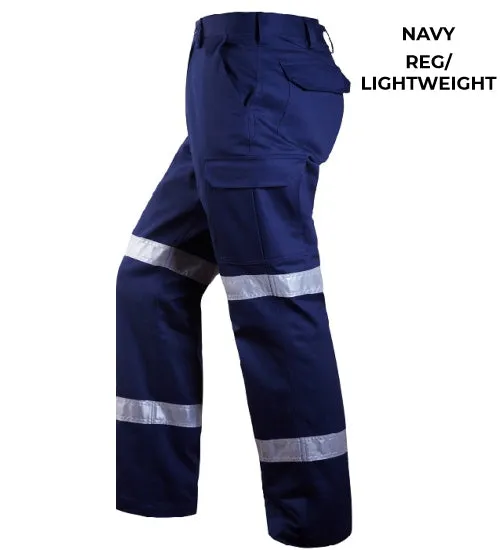 MENS - CARGO TROUSER WITH TAPE - REGULAR OR LIGHTWEIGHT