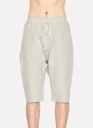 Natural Linen Easy Short Pants