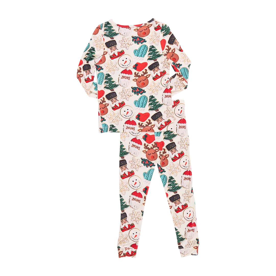 Pink Chicken Kids Bamboo PJ Set - Frosted Cookies