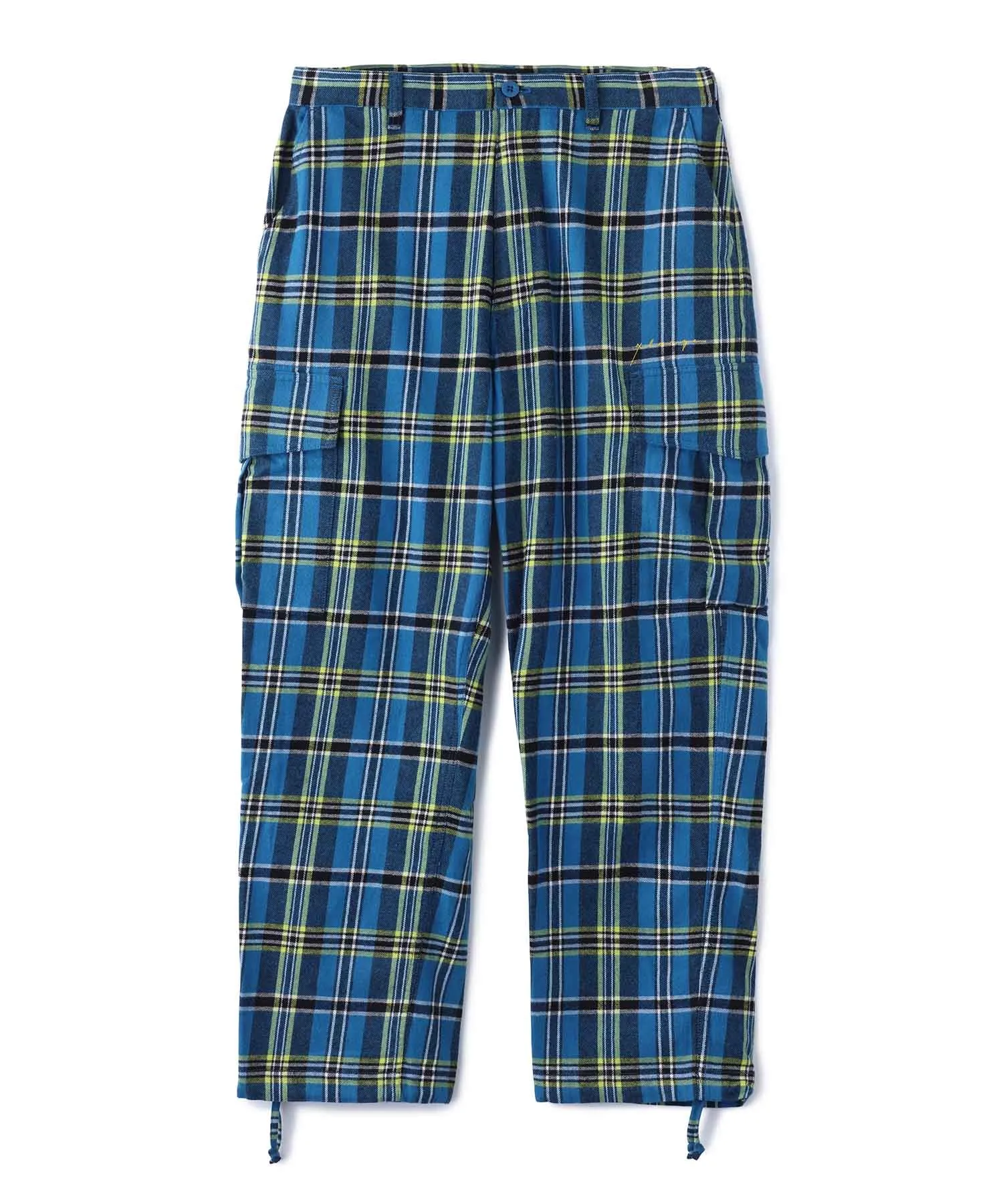 PLAID CARGO PANTS