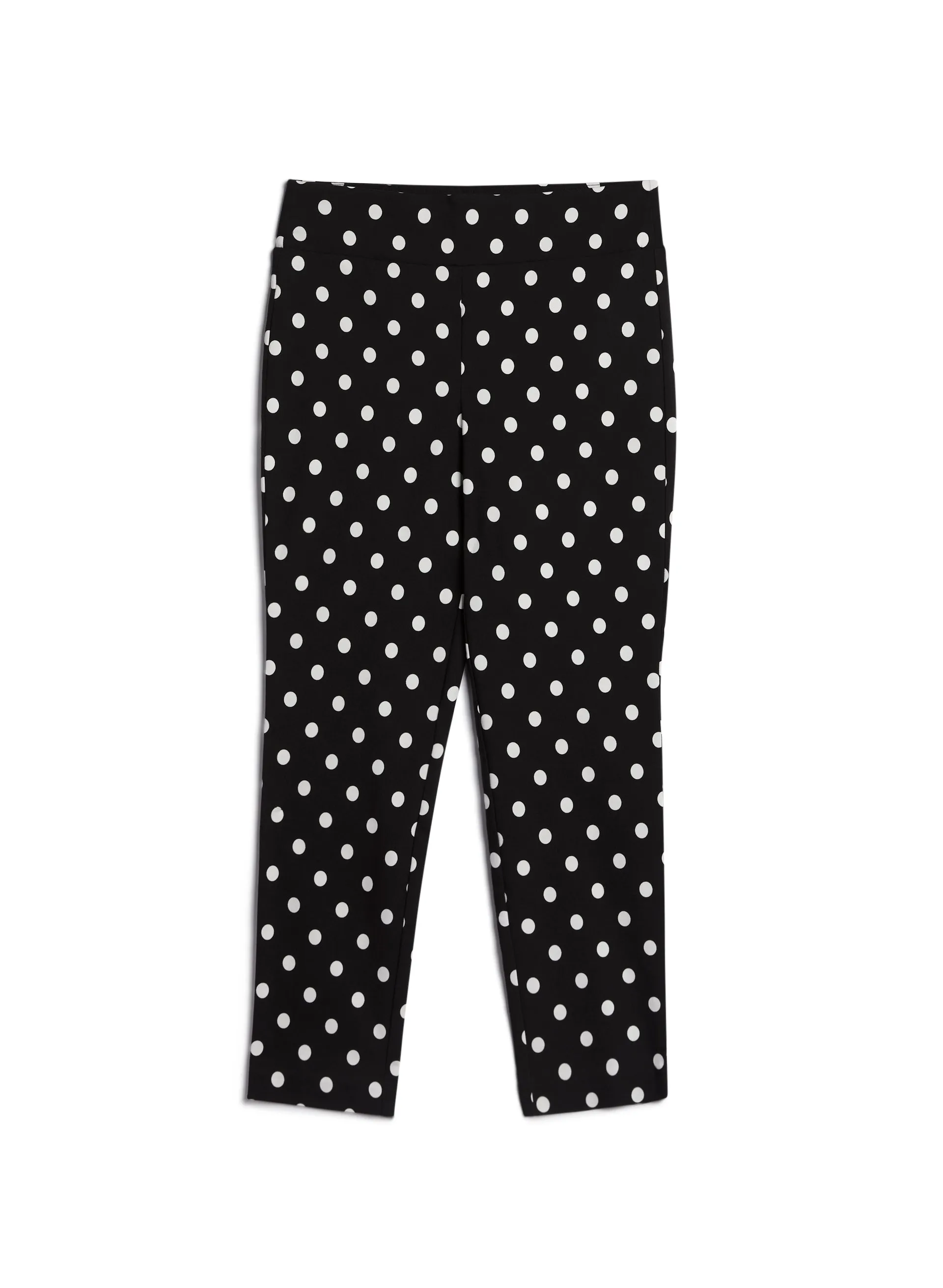 Polka Dot Print Pull-On Pants