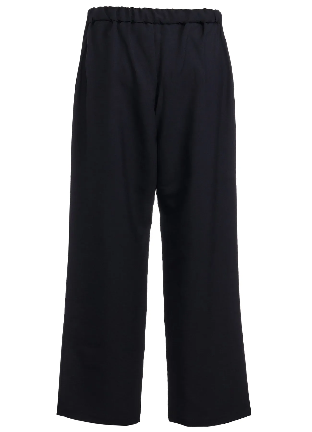 POLYESTER PLAIN WEAVE PANTS