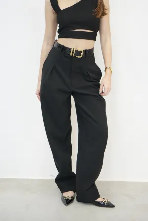 PSALM BOYISH HEAVY CREPE PANTS