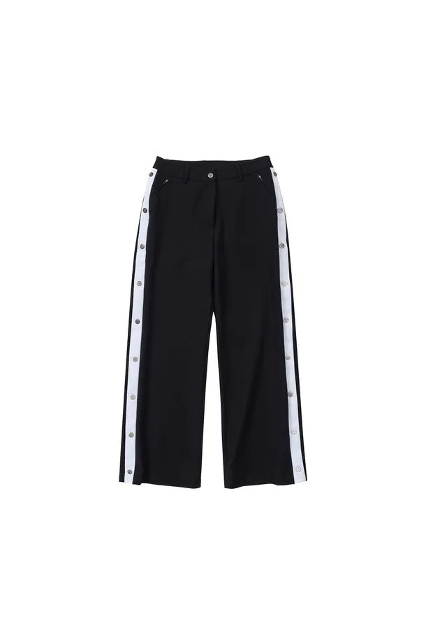 PURPLE BLOOD Snap LinedPoint WidePants (WOMEN)