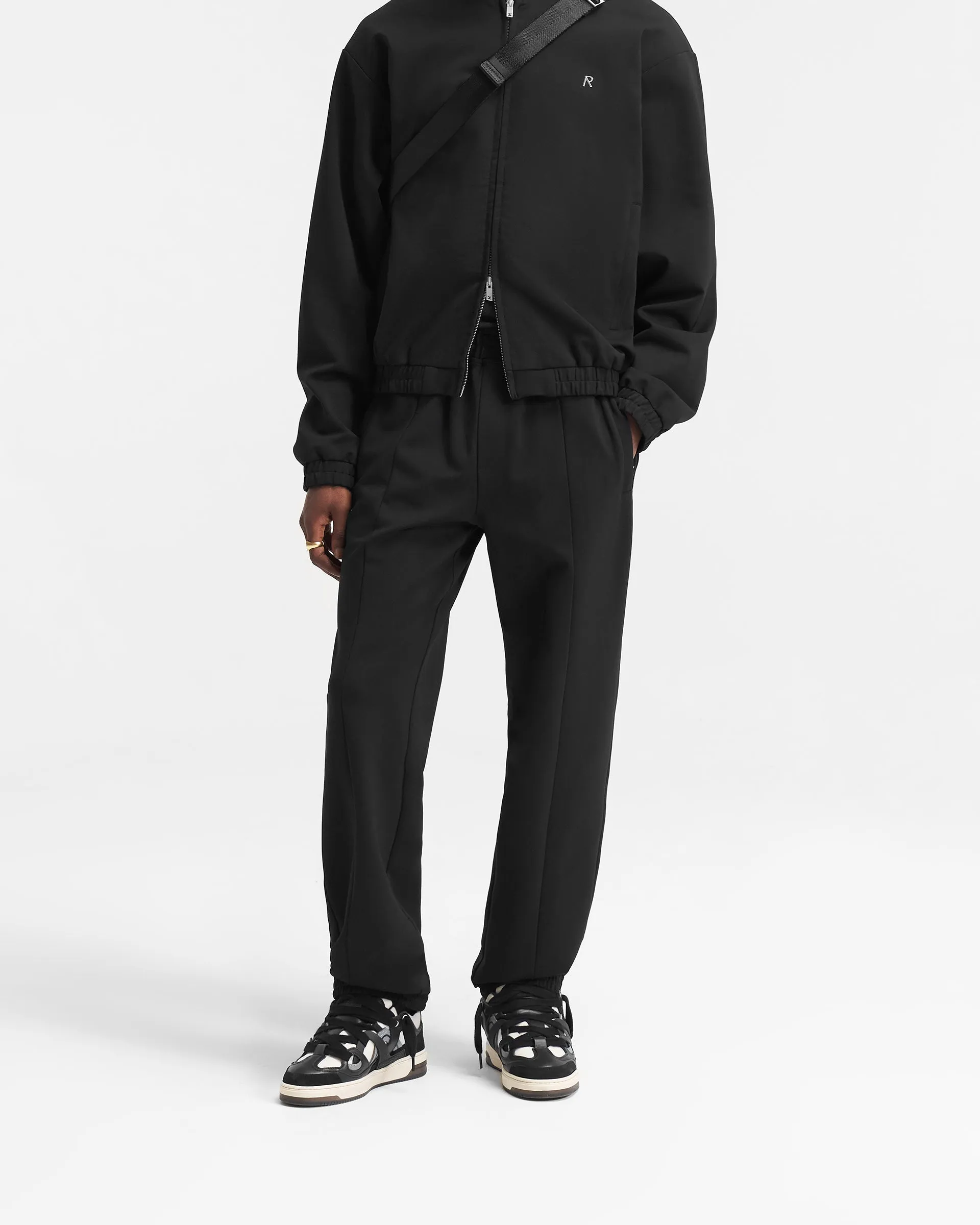 Relaxed Tracksuit Pant - Black