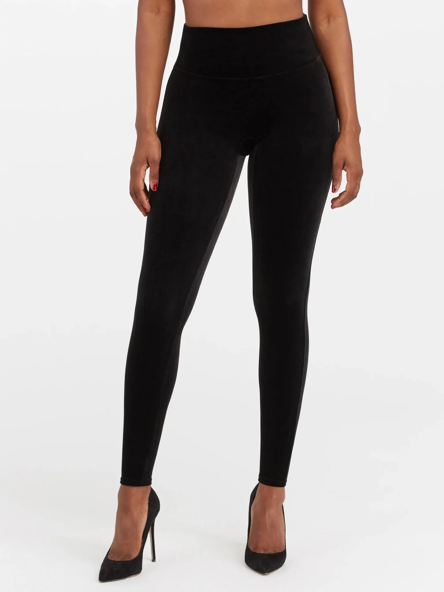 SPANX Velvet Leggings - Black