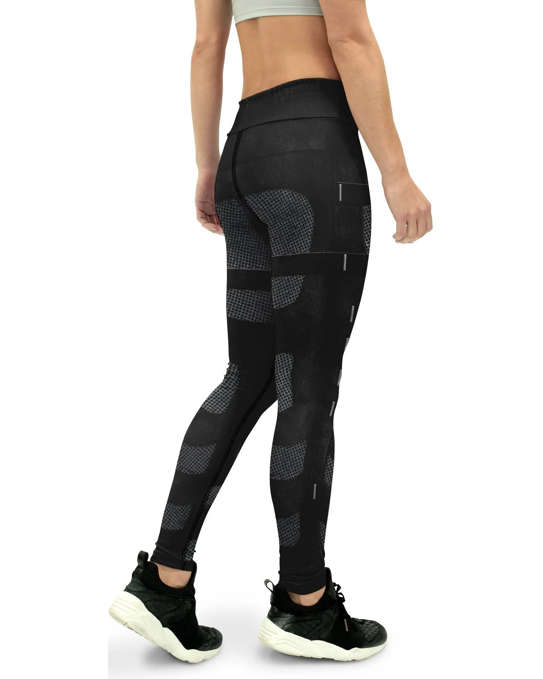 Stealth Leather Armor Yoga Pants