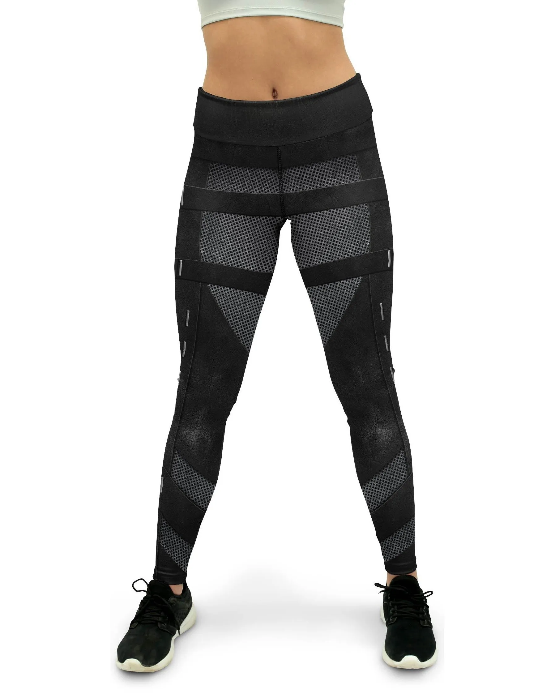 Stealth Leather Armor Yoga Pants