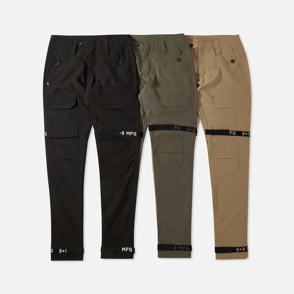 Strapped Up Utility Pants Rip Stop Black