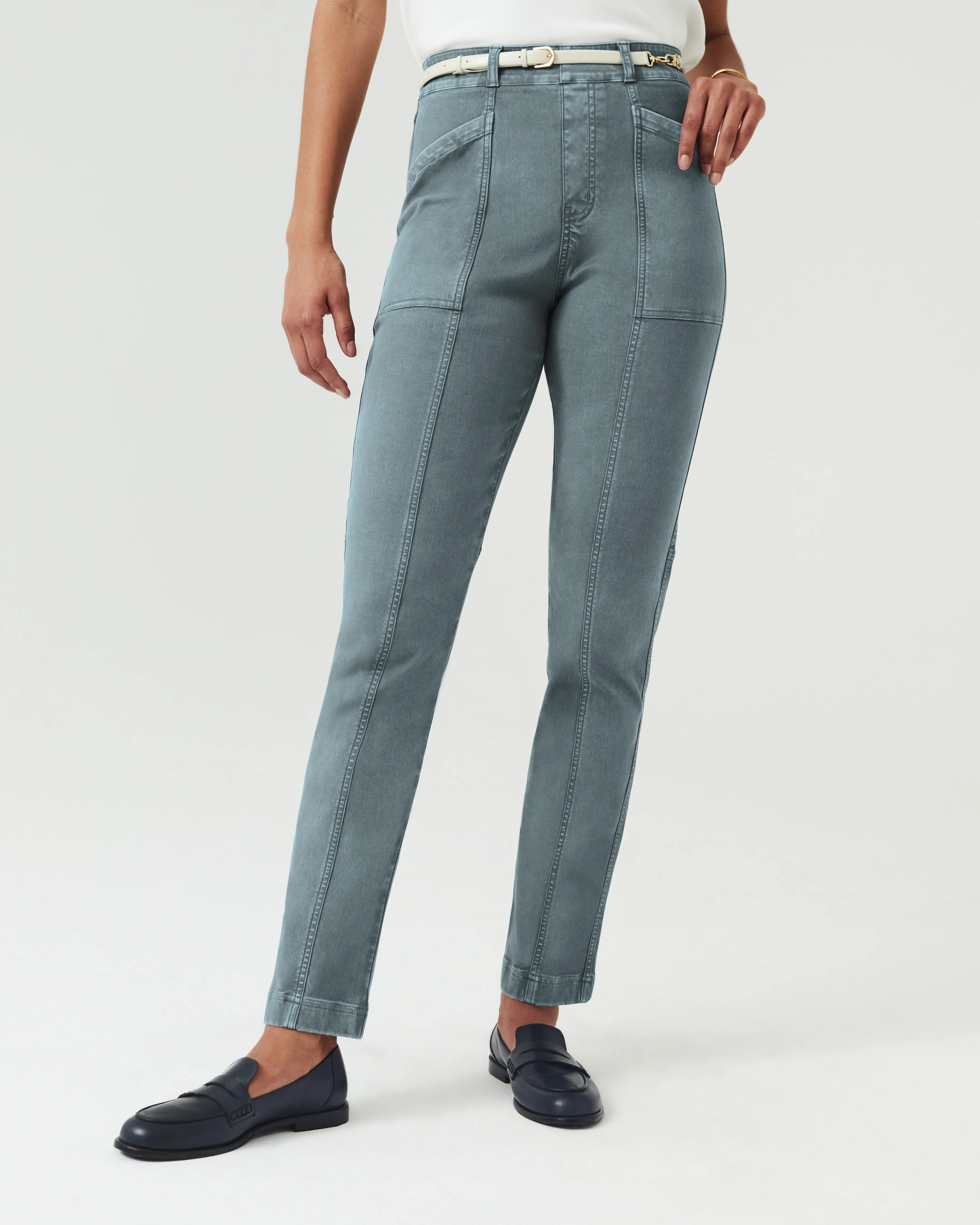 Stretch Twill Straight Leg Pant