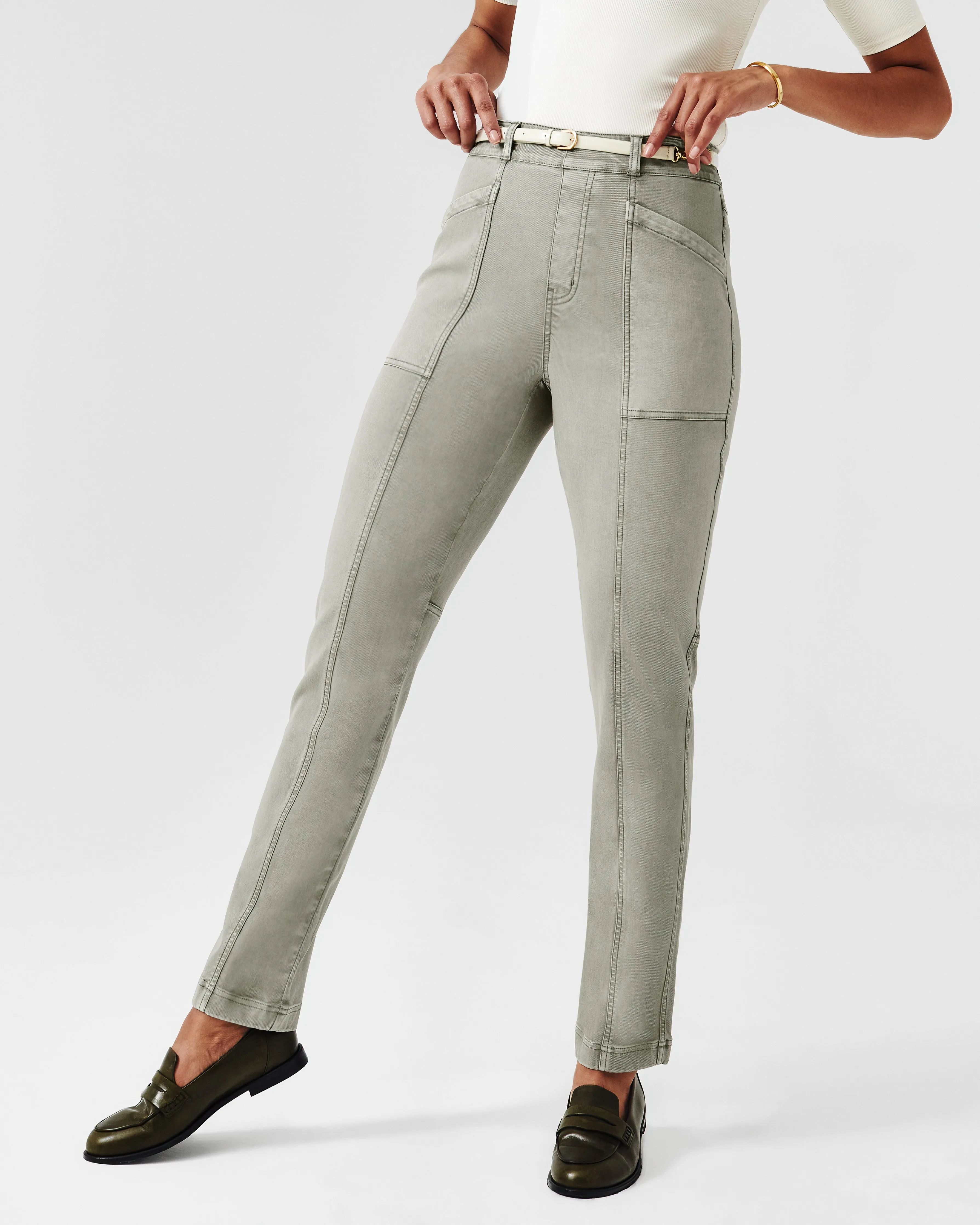 Stretch Twill Straight Leg Pant