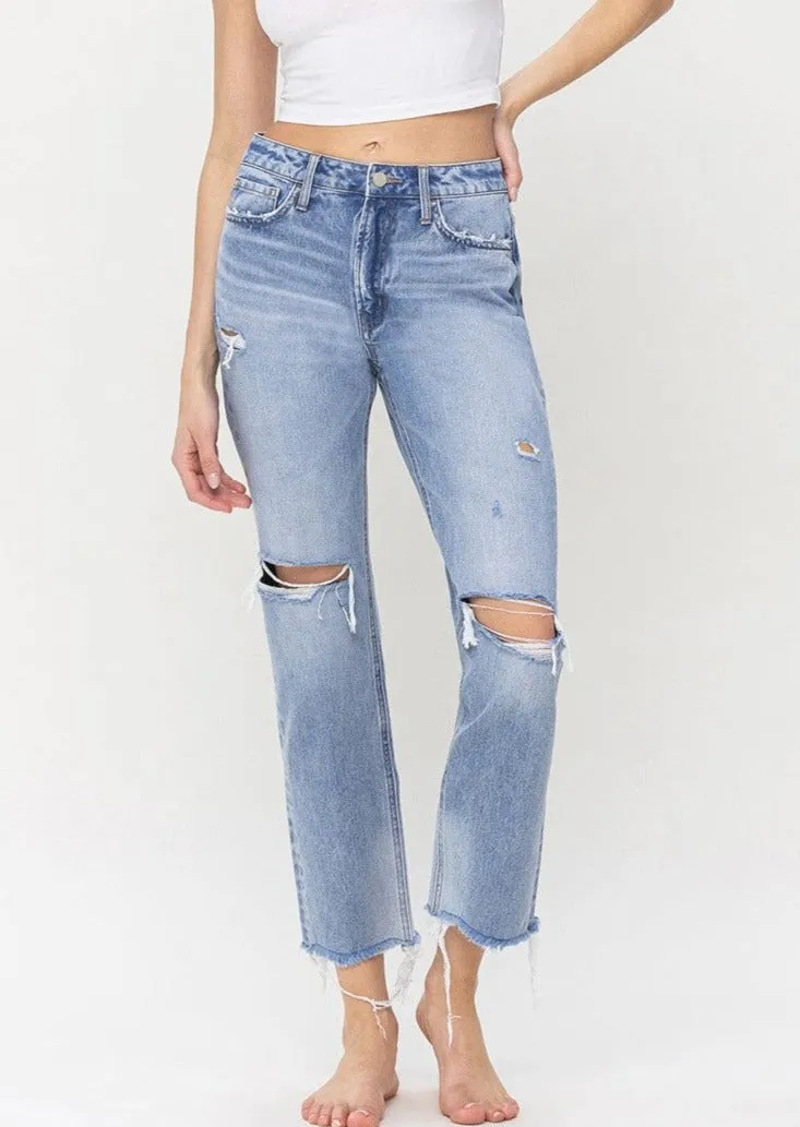 Super High Rise Relaxed Fit Jeans~ FINAL SALE