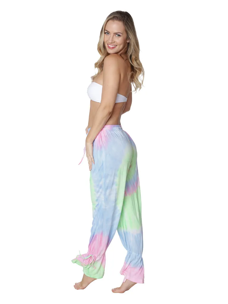 Tie Dye adjustable leg Pant