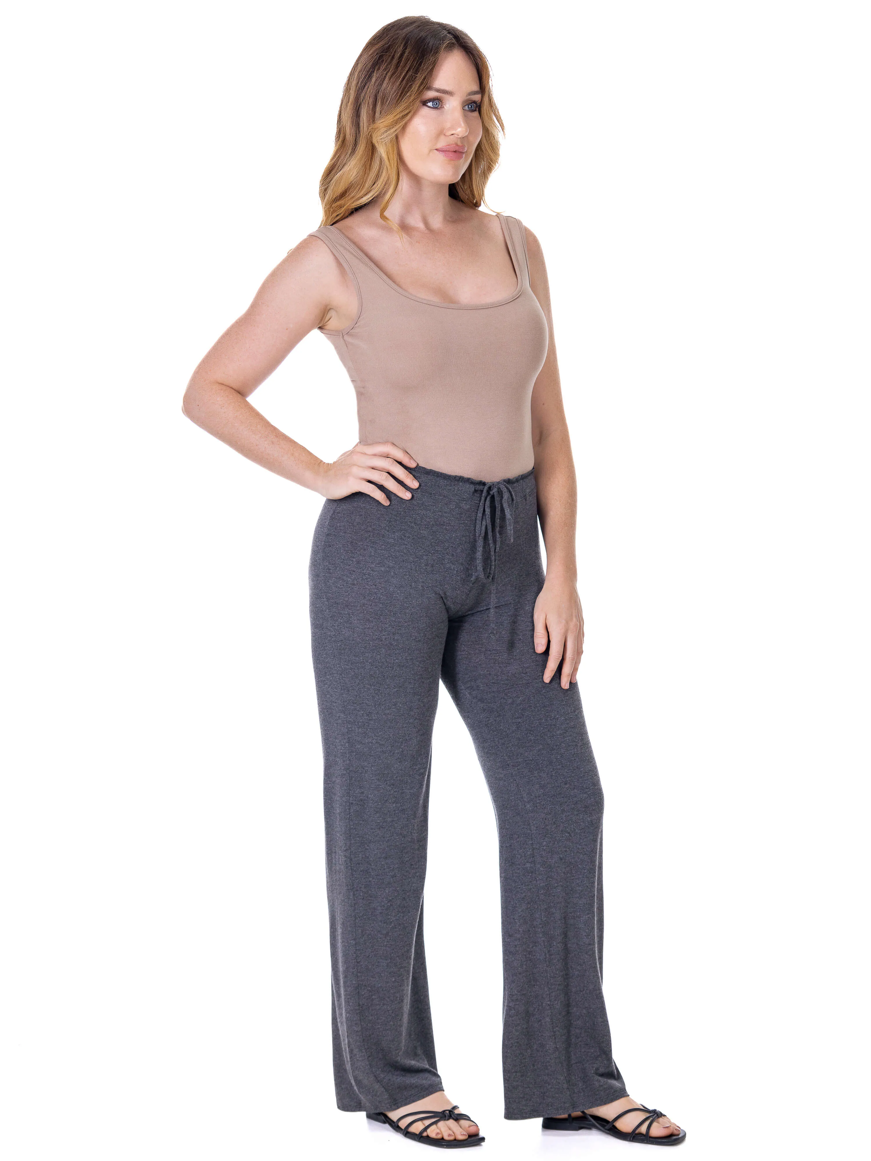 Womens Comfortable Drawstring Lounge Pants